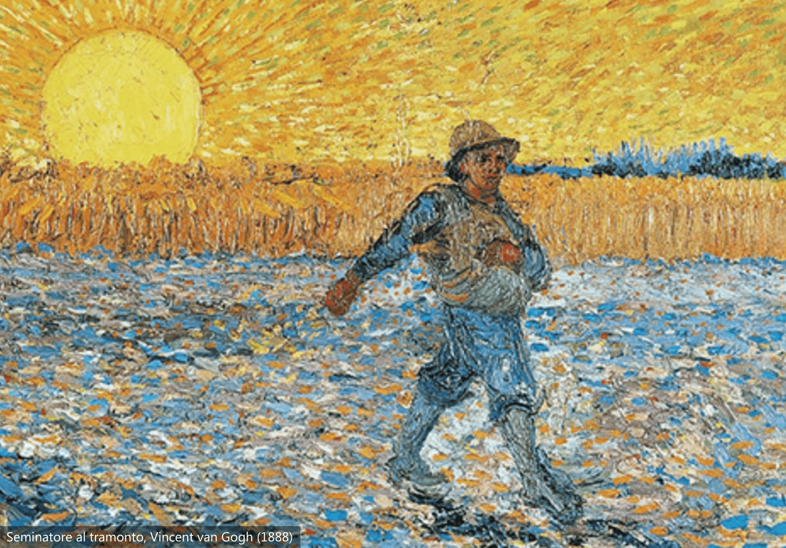 Seminatore al tramonto, Vincent van Gogh (1888)